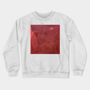 Amaranth Purple Abstract Low Polygon Background Crewneck Sweatshirt